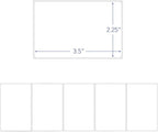 LotFancy Name Tag Stickers, 3.5" x 2.25", 1 Roll, Adhesive Tags - Image 2