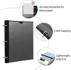 360° Pivotable 3 Ring Binder, Upgraded Foldable Binders 1 inch 2 Pack, Thin - Image 4