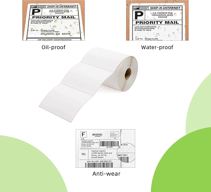 4" x 3" Direct Thermal Labels, Thermal Printer Labels - Image 5