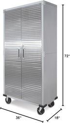 UltraHD Tall Storage Cabinet - Stainless Steel 2 Pack