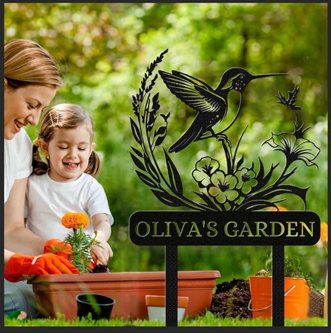 Personalized Garden Signs | Custom Bird Garden Stake Metal Sign | Metal Signs - Image 3