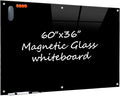 Glass Dry Erase Black Board by TWISBAY