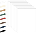 28 Sheets White Cardstock 8.5 x 11 Certificate Paper, 92lb Heavyweight Printer by Guakicae