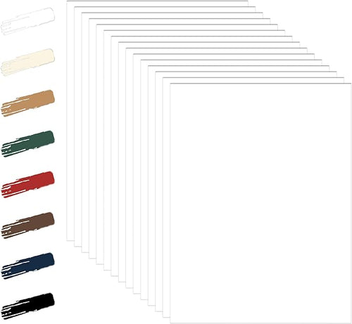 100 Sheets White Cardstock 8.5 x 11 Certificate Paper, 92lb Heavyweight Card by Guakicae