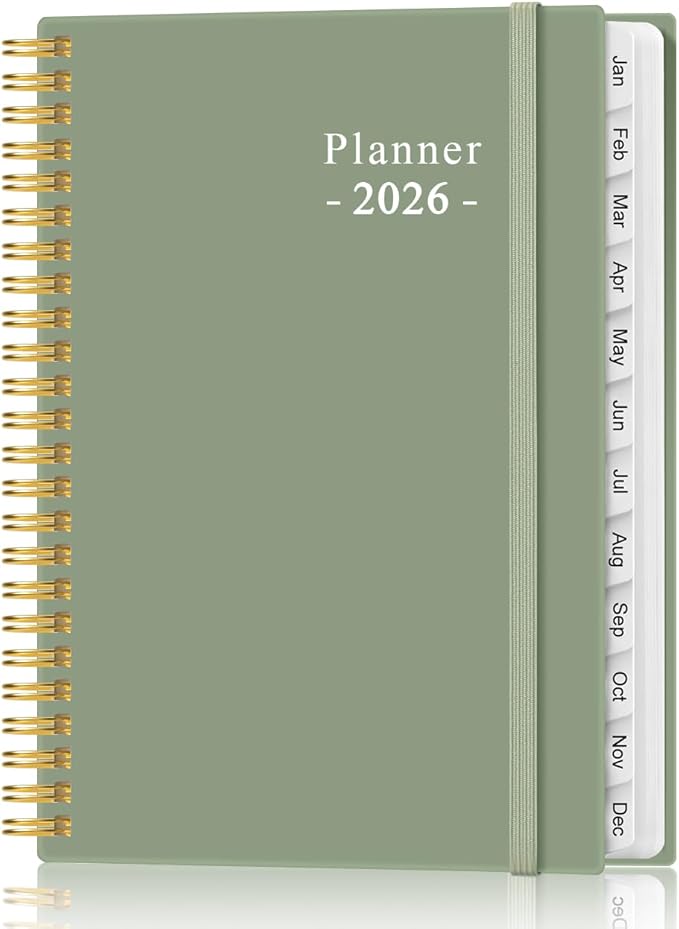 2026 Planner - Planner 2026 from January 2026 - December 2026, Weekly & Monthly by Heveboik