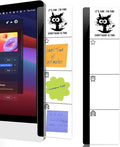Computer Monitor Memo Board It's Fine I'm Fine Everything is Fine Logo Monitor by HTBIG