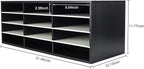 PAG Mail Sorter, Wood Countertop Literature Organizer, Student Mailbox - Image 5