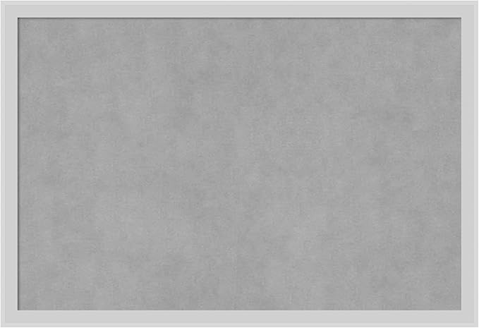 Amanti Art Silver Framed Magnetic Board 17x25 Medium Vision Board by AmantiArt