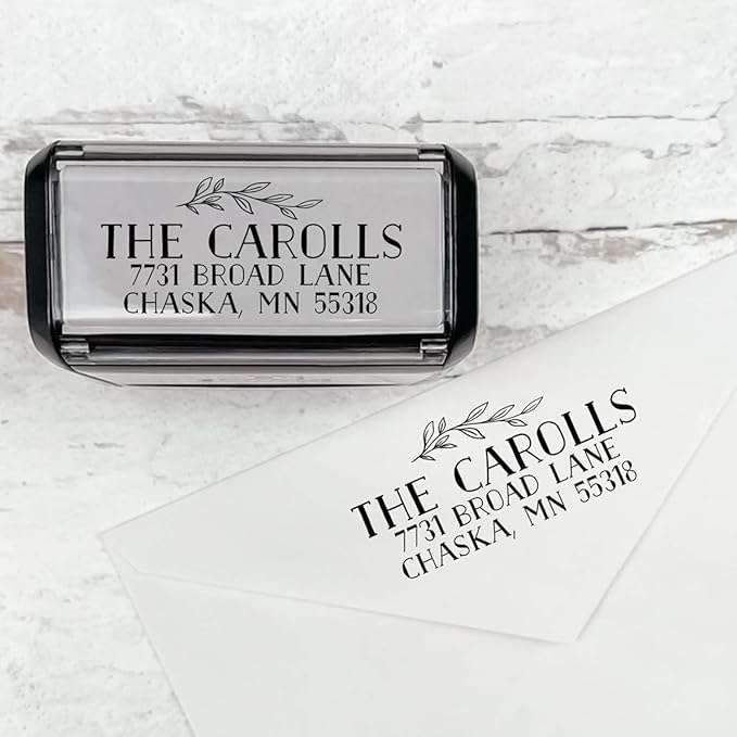 Self Inking Modern Address Stamps | Custom Return Address Stamper by 904Custom