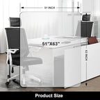Kuyal Office Chair Mat for Hardwood Floor, Easy Glide, Floor-Protector - Image 7