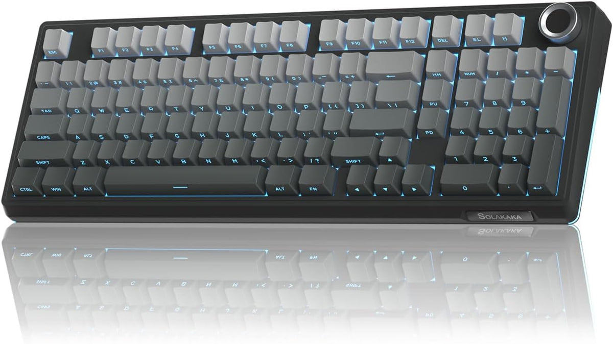 SOLAKAKA KI99 Pro 96% Wireless Mechanical Keyboard, RGB Gaming Keyboard, Hot-...