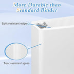 CIXILDTS 1.5-inch D Ring Binders, Fit US Letter Size Paper, 1-1/2" 3 Slant-D - Image 4