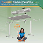 DEVAISE 55×28 Inch Electric Standing Desk - Image 8