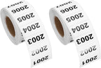 PATIKIL 0.8 x 1.6 Inch Inventory Number Sticker, 2 Roll 2001 to 3000 by PATIKIL