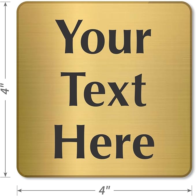SmartSign Custom Brass Sign - Image 5
