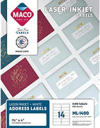 MACO Printable Labels for Mailing by Maco