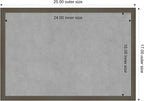 Amanti Art Grey Framed Magnetic Board 17x25 Medium Vision Board - Image 4