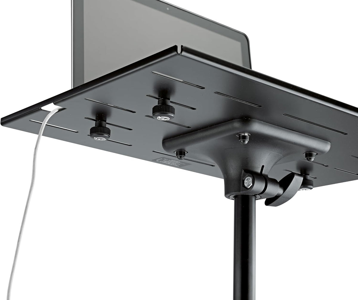 K&M Konig & Meyer 12185.000.55 Laptop Stand | Oversized Desk w/Adjust...