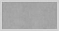 Amanti Art Silver Framed Magnetic Board 13x25 Small Vision Board