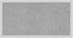 Amanti Art Silver Framed Magnetic Board 13x25 Small Vision Board