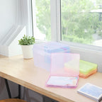 COSICS Photo Storage Box 5" x 7", Extra Large Transparent Plastic Photo - Image 7