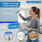 SWRT Blue Painters Tape 2 Inch Wide – 12 Rolls x 55 Yards, Clean Removal - Image 3