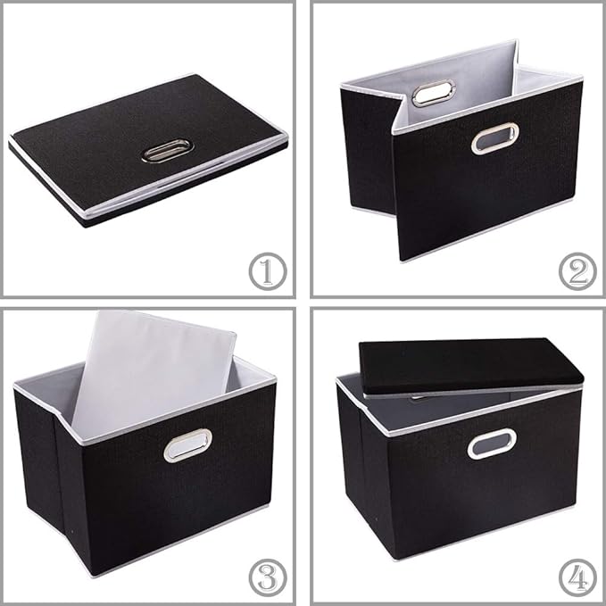 PRANDOM Extra Large Collapsible Storage Bins - Image 6