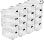 Sterilite 16-Pack Ultra Latching Box, Storage Bins by Sterilite