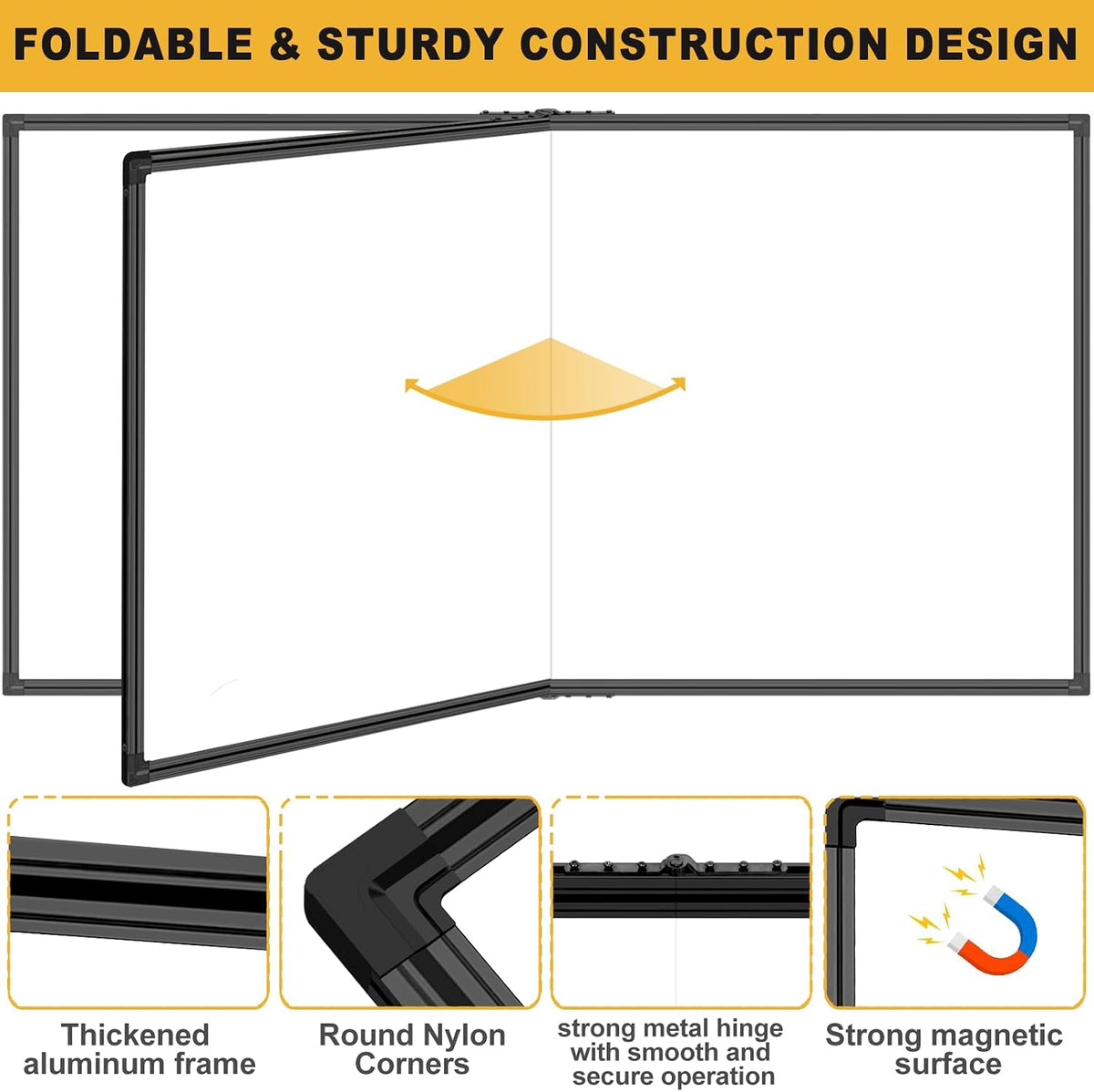 118"x48" Extra Large Magnetic Whiteboard