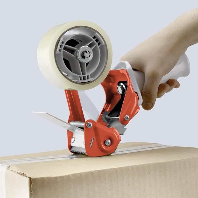 TAPEWELL Heavy Duty Metal Frame 3 Inch Wide Packing Tape Dispenser Gun - Image 3