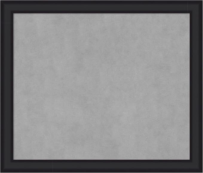 Amanti Art Black Framed Magnetic Board 23x27 Medium Vision Board by AmantiArt