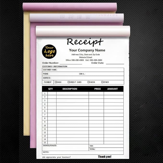 Custom Carbonless Sales Invoice Form Books - Image 2