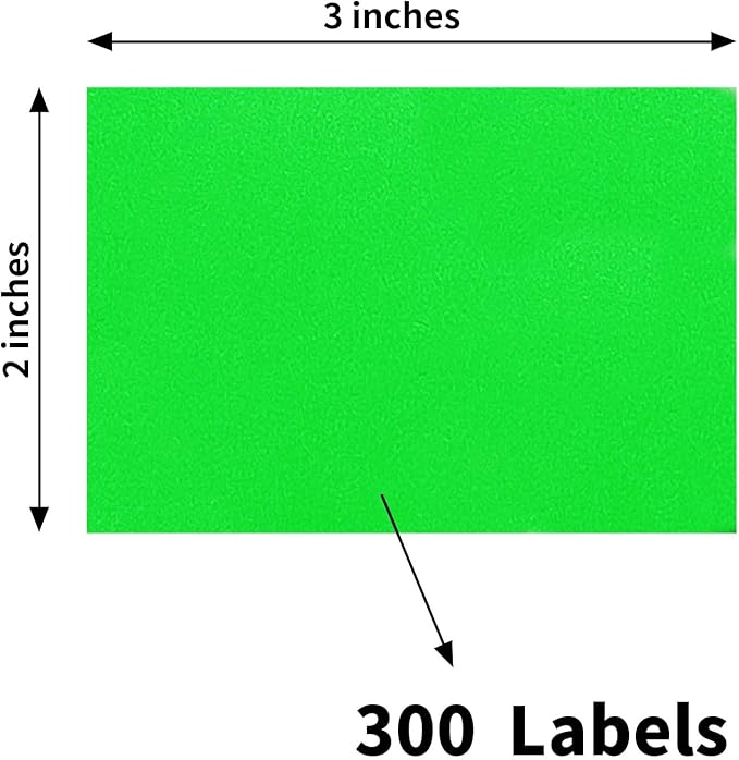 STARLIBOO Colored Labels Stickers 3 x 2 Inch, Removable Rectangle Moving Labels - Image 2