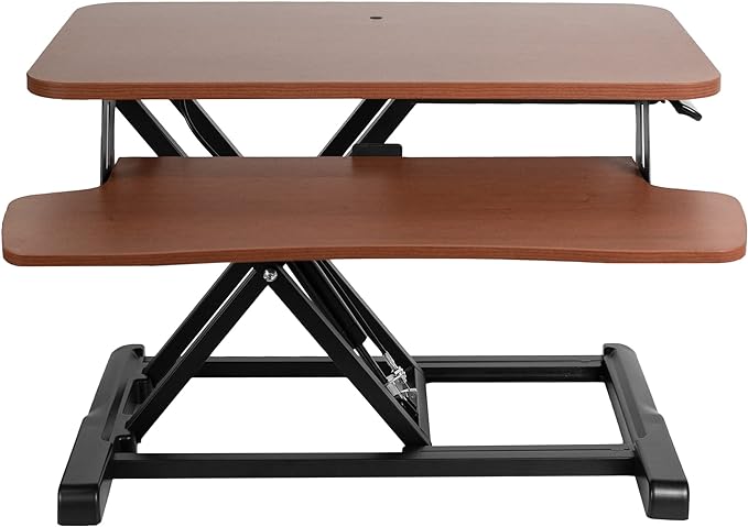 VIVO 26 inch Desk Converter, K Series, Height Adjustable Sit to Stand Riser by VIVO