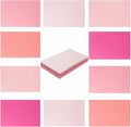 50 Sheets 3x5 Small Colored Cardstock Paper 5 Colors Blank Flash Cards by Topeen