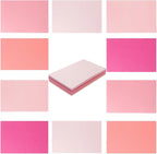 50 Sheets 3x5 Small Colored Cardstock Paper 5 Colors Blank Flash Cards by Topeen