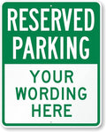 SmartSign 30 x 24 inch Custom “Reserved Parking” Metal Sign by SmartSign