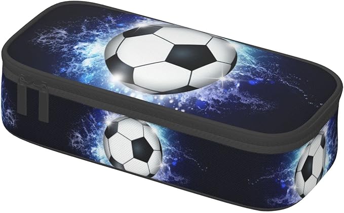 SNAPMADE Soccer Ball Pencil Box Sports Pencil Case - Image 6