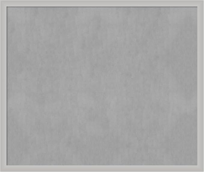 Amanti Art Silver Framed Magnetic Board 43x51 Oversize Vision Board by AmantiArt