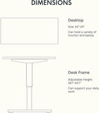 FLEXISPOT EN1 One-Piece Standing Desk - Image 4