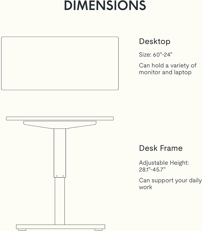 FLEXISPOT EN1 One-Piece Standing Desk - Image 6