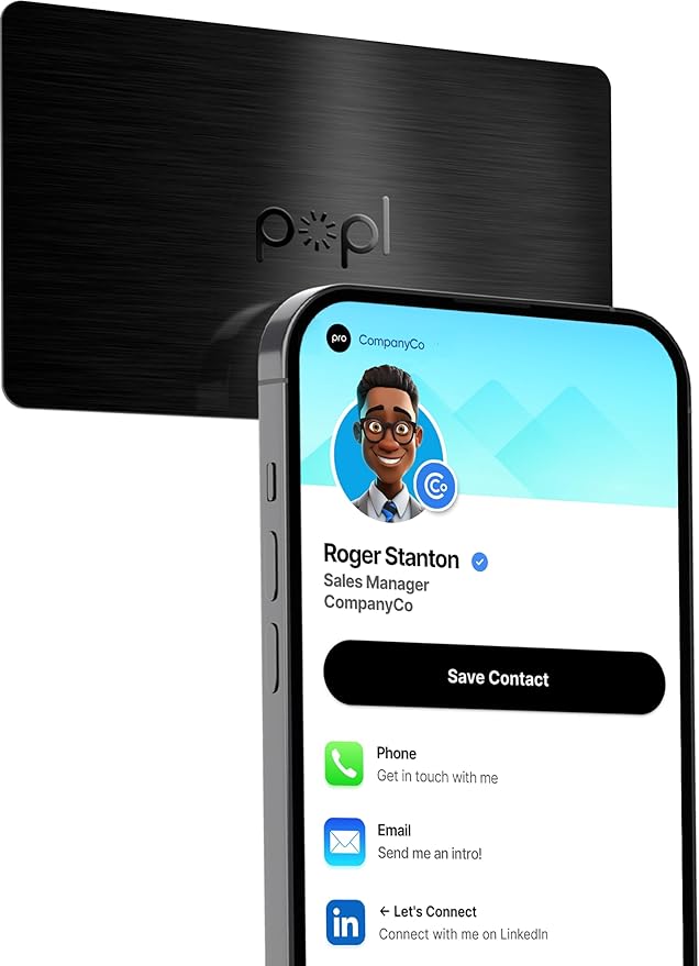 Popl Smart NFC Business Card by Popl%E2%80%93DigitalBusinessCards