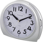 Tinload 5.5" Large Analog Alarm Clock Silent Non Ticking, Gentle Wake, Beep - Image 5