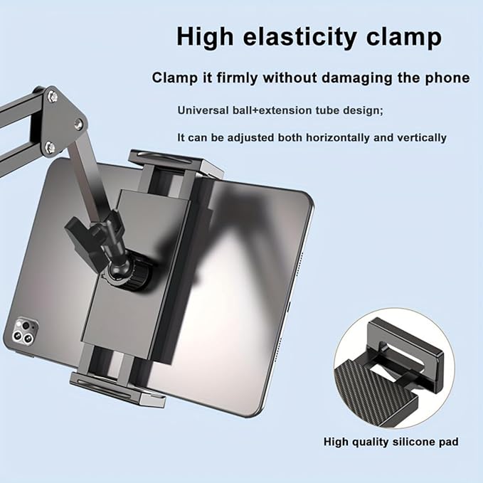 Hosann Century Tablet Floor Stand Holder 360° Rotatable Metal Tablet Stand - Image 2