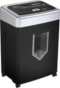 Bonsaii 15-Sheet Office Paper Shredder, 40-Minute Home Office Heavy Duty by bonsaii