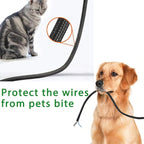 QCSIW 1/4" x 50ft Black Cable Sleeve Cover - Image 3