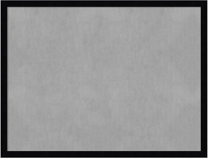 Amanti Art Black Framed Magnetic Board 19x25 Medium Vision Board by AmantiArt
