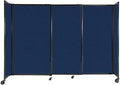 Versare Straightwall Sliding Portable Wall Partition | Freestanding Office by VERSARE