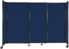 Versare Straightwall Sliding Portable Wall Partition | Freestanding Office by VERSARE
