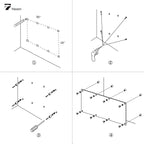 TOWON 8 x 4ft Whiteboard Huge, Glass Dry Erase Board Magnetic, 96 x 48 in - Image 5